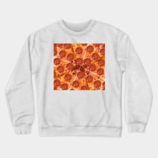 Pepperoni Cheese Pizza Pattern Crewneck Sweatshirt